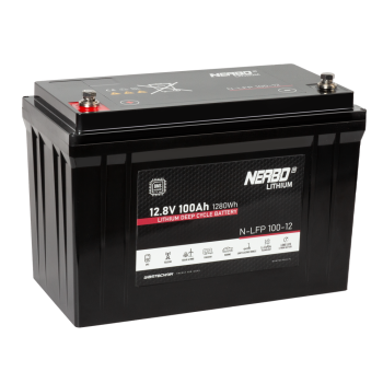 Akumulator LiFePO4 Nerbo Lithium N-LFP 100-12 12,8V 100Ah BL